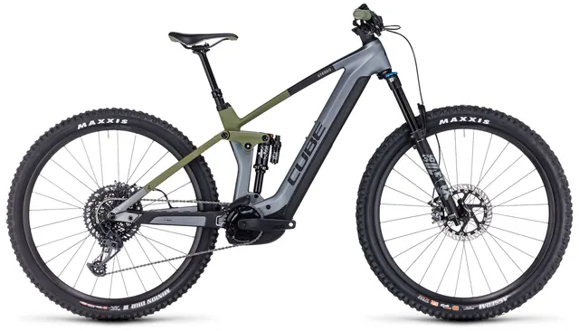 Cube Stereo Hybrid 140 HPC TM 750 flashgrey´n´olive 1