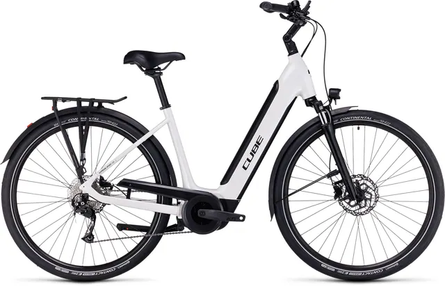 Cube Supreme Sport Hybrid ONE 500 Easy Entry white´n´black 1