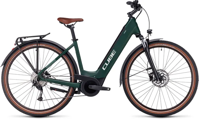 Cube Touring Hybrid ONE 625 Easy Entry darkgreen´n´green 1